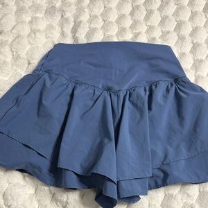 Aerie Blue Layered Skort
